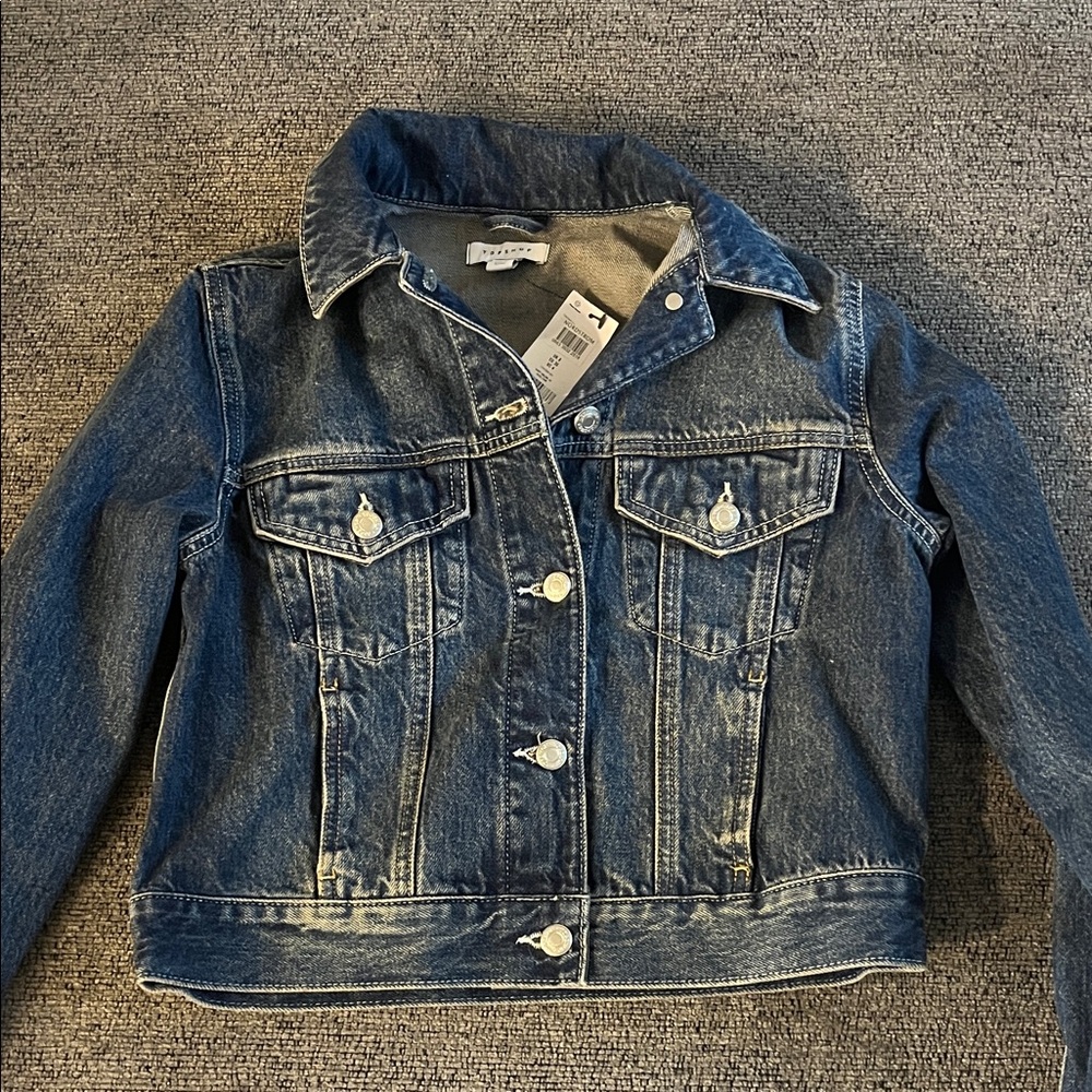Topshop Blue Denim Jean Jacket
